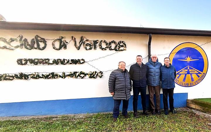 Ruzza in visita all&rsquo;Aero Club di Verona: &laquo;Un modello di eccellenza per il Nord Est&raquo;