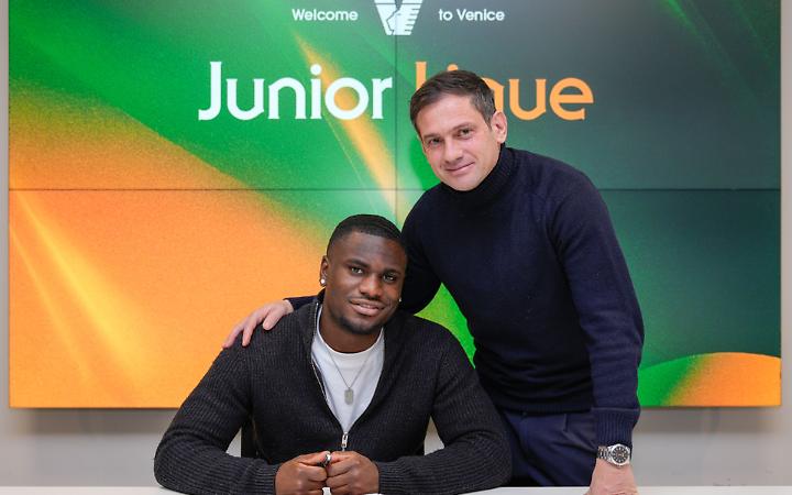 Calixte Paul 'Junior' Ligue &egrave; un nuovo acquisto del Venezia FC