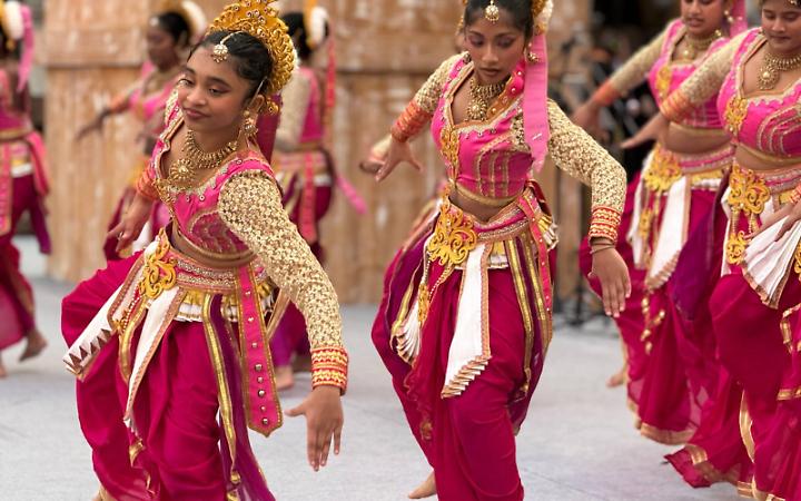 Spettacolo di Carnevale in piazza San Marco