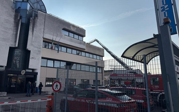 Incendio alla Questura di Verona: fiamme negli uffici della Polizia Stradale