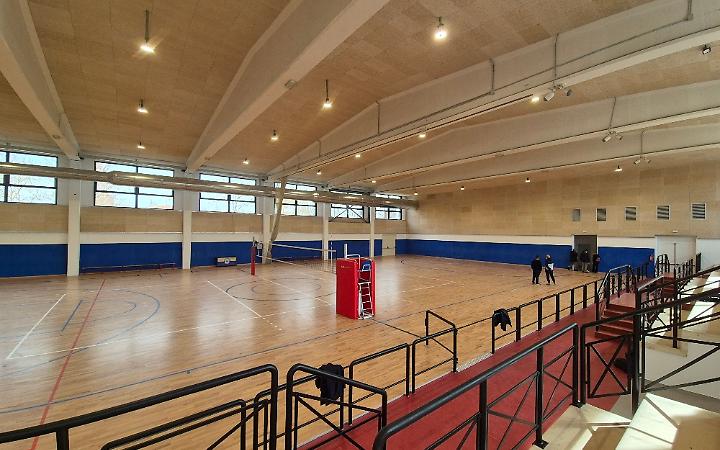 L'interno della nuova palestra