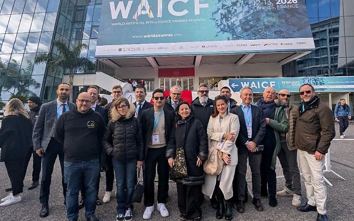 Foto della delegazione veneta a Cannes