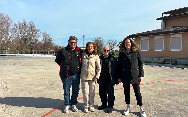 Sindaco, assessore ai bandi Elena Pagetta e presidente pi&ugrave; collaboratore di ASD Altichiero