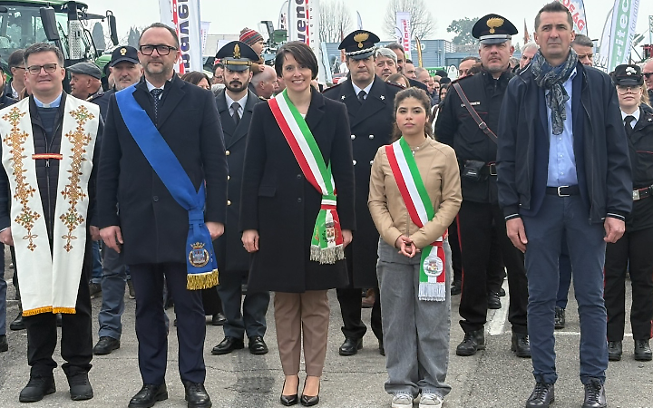 L'inaugurazione della fiera