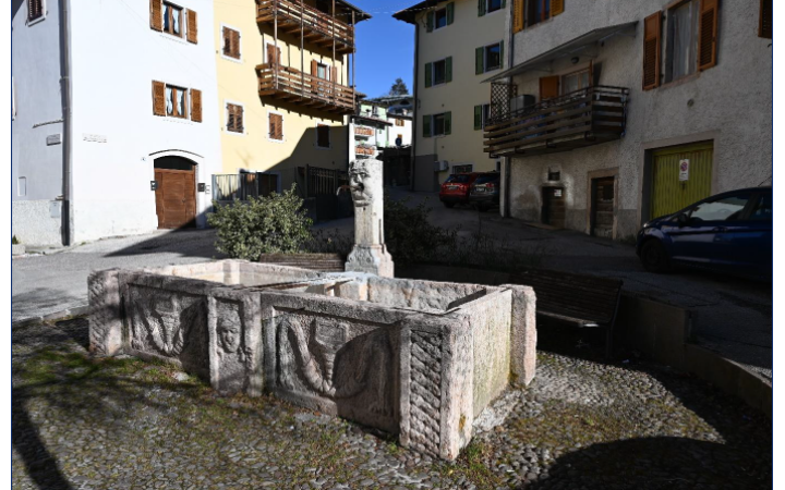 La fontana della chiesa di Sopramonte
