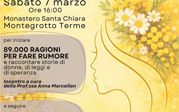 Montegrotto Terme celebra la Giornata della Donna tra arte, musica e riflessione
