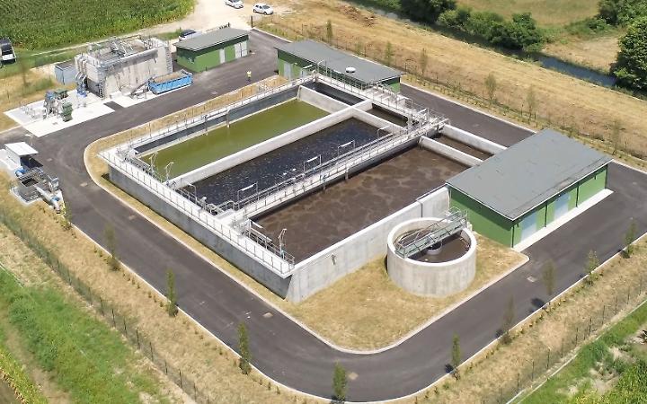 Lo stabilimento di Trentino Acque