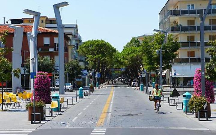 Il centro di Jesolo