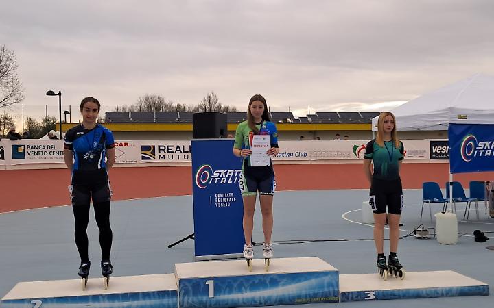 Anna Vallin sul podio