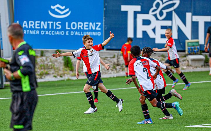 Esultanza Feyenoord Rotterdam - prima edizione Trentino Cup