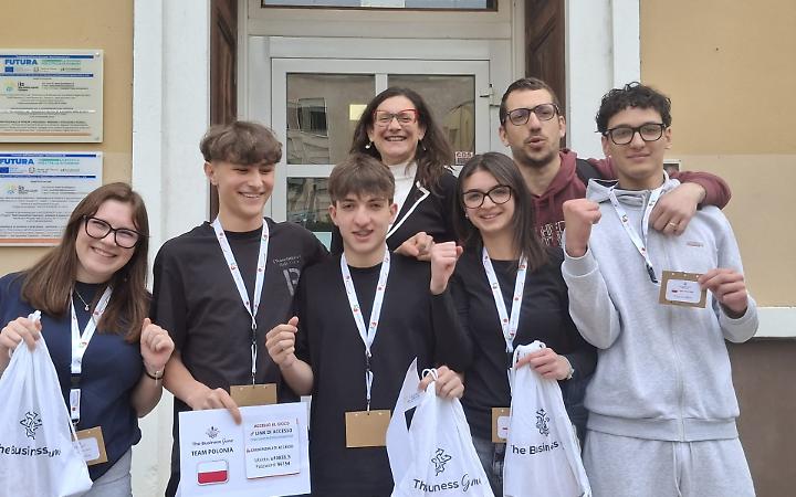 Foto dei vincitori del progetto