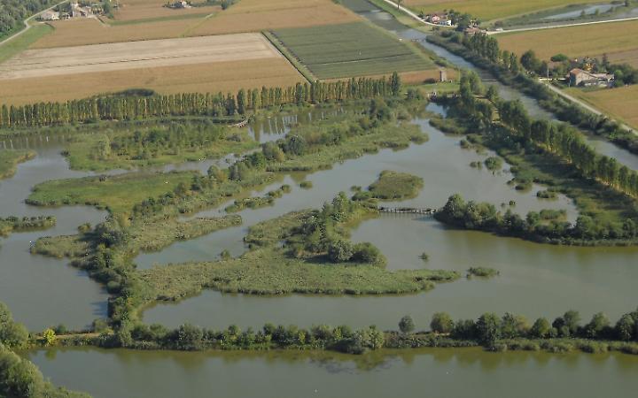 Una riserva idrica in Veneto