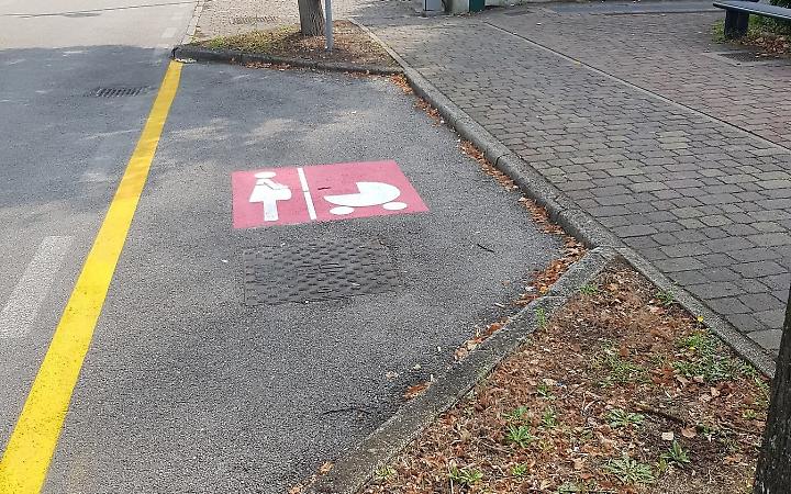 dolo - parcheggio rosa 