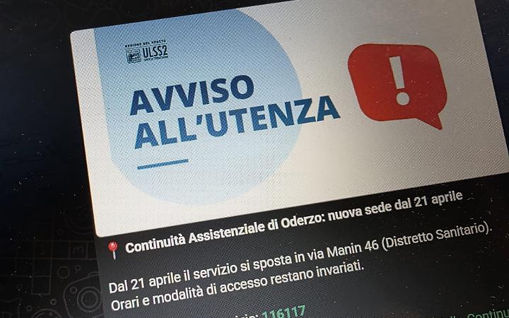 Il canale whatsapp dell'Ulss 2 Marca Trevigiana