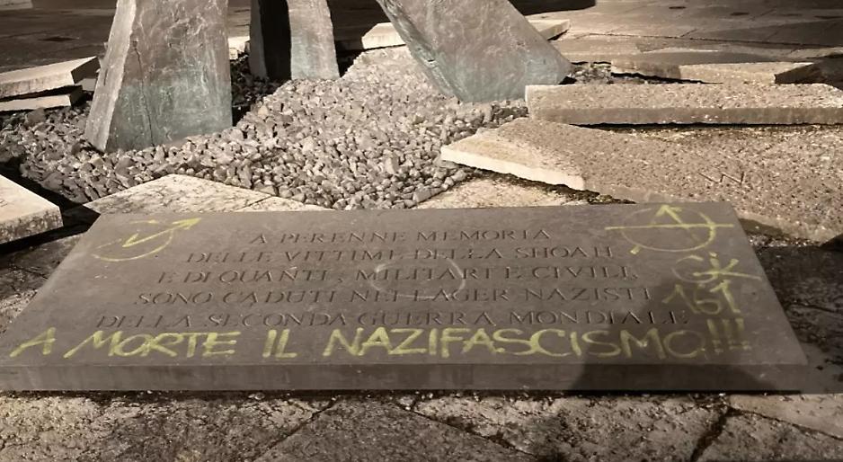 Atto vandalico contro la memoria della Shoah a Verona
