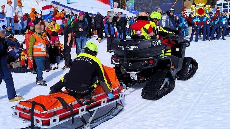 Malore alle gare paralimpiche di sci: donna soccorsa alle Tofane