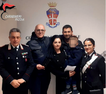 Campodarsego - Famiglia romena