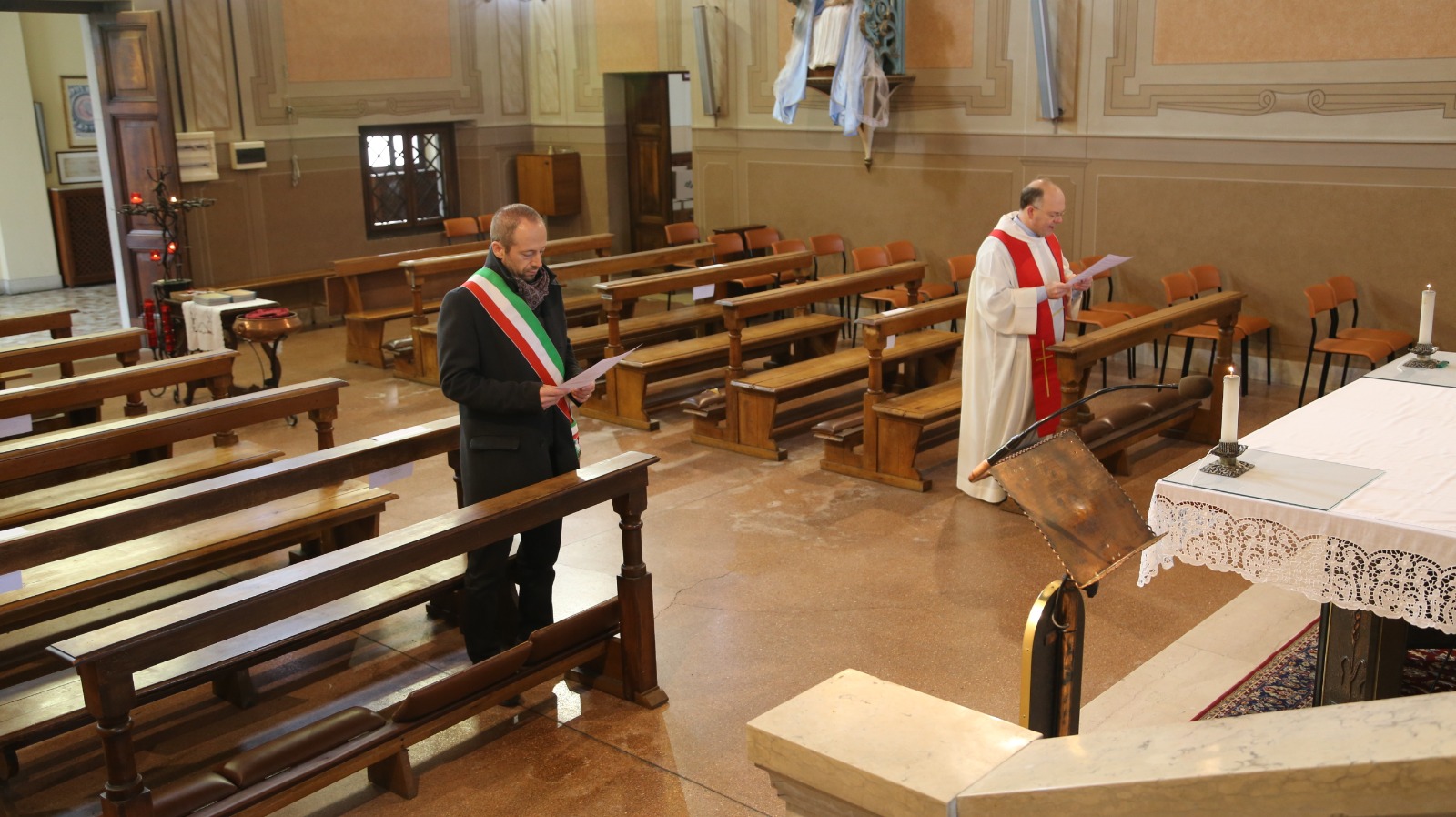 Cavarzere sindaco e arciprete