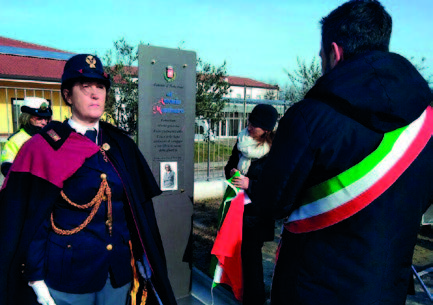 Un momento della cerimonia