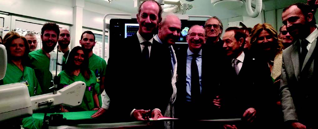 Zaia all'ospedale di Mirano