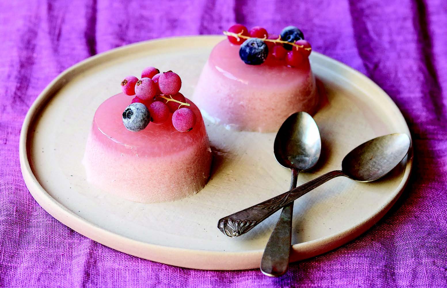 Panna cotta ai frutti rossi