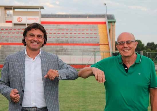 Il sindaco Valter Gallo con il vicesindaco e assessore ai Lavori pubblici Mario Pistore