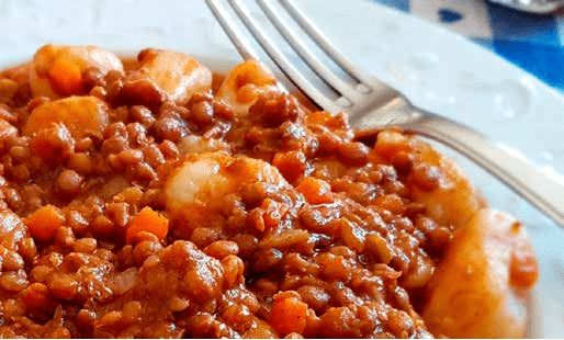 Ragù di lenticchie