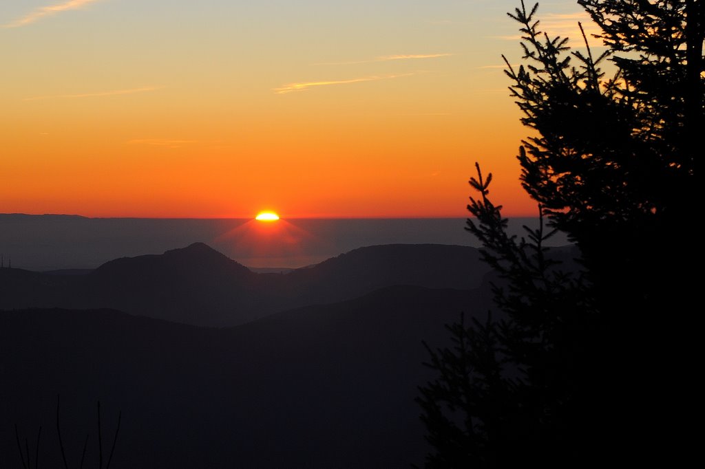 tramonto da cima marana 