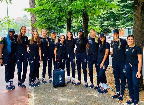 Italvolley nazionale pallavolo femminile 2021 a Tokyo