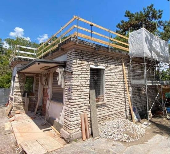 cantiere presidio polizia locale in campo marzo