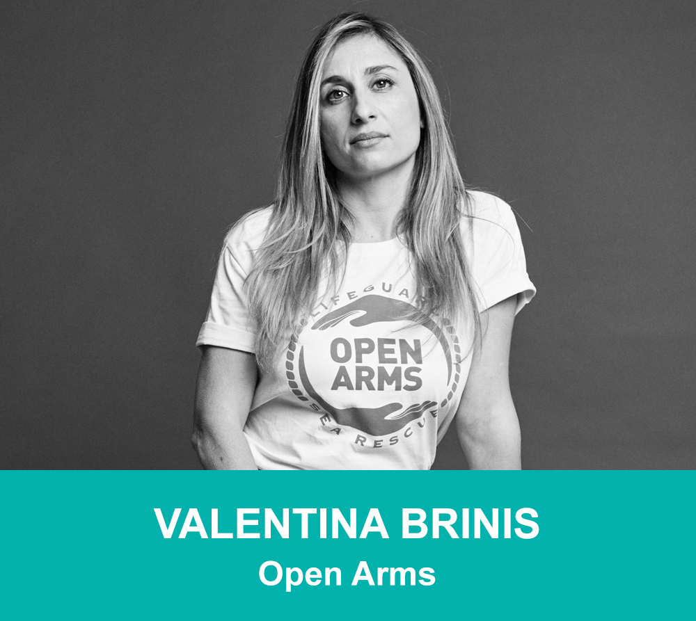 Valentina Brinis, portavoce di Open Arms
