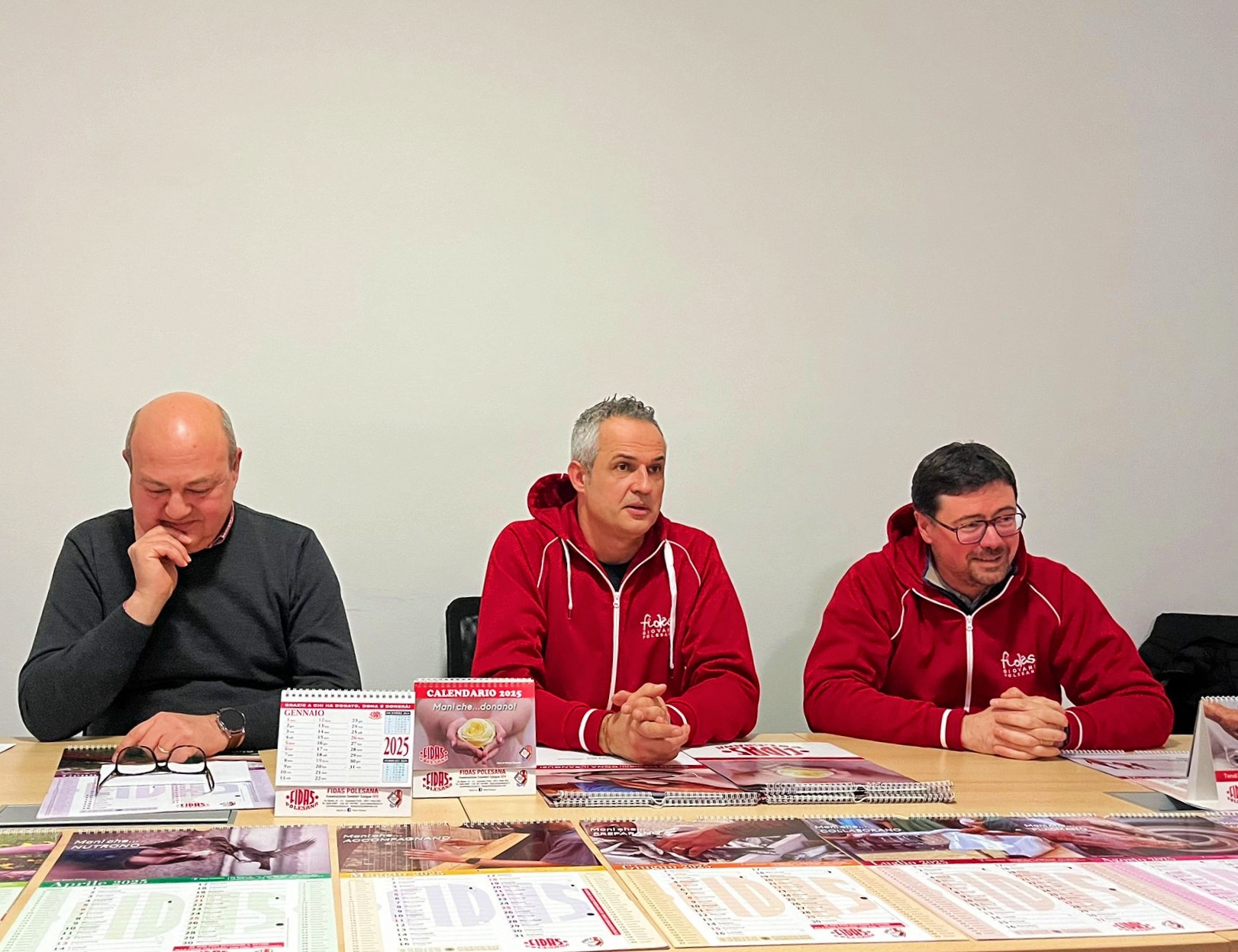 Adria, dasx Stoppa, Callegari e Camisotti durante la presentazione