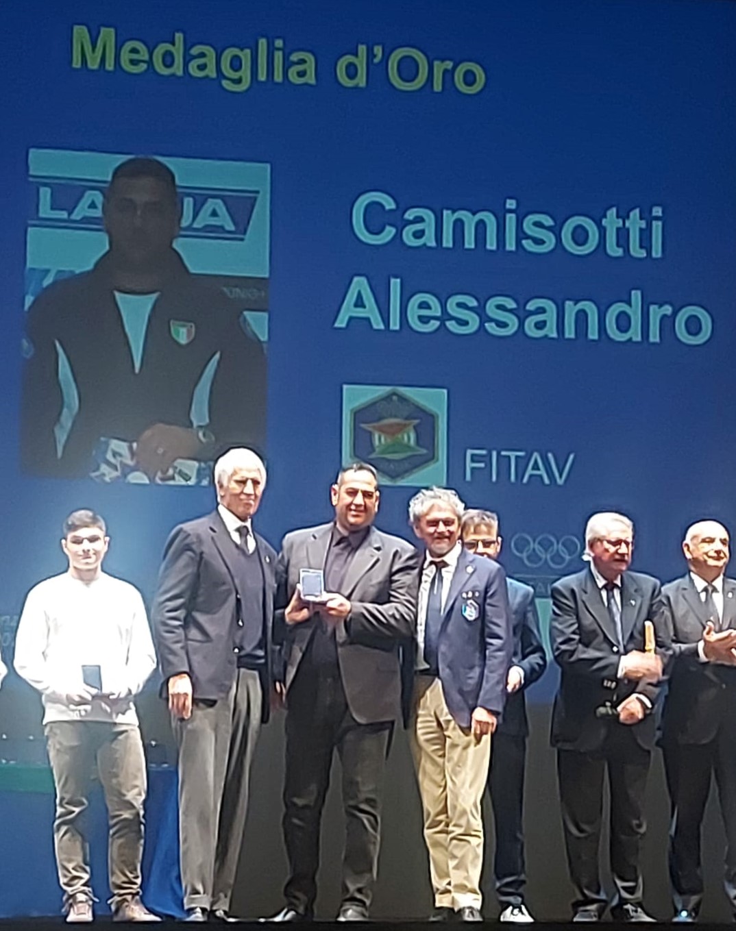 Rovigo, Alessandro Camisotti premiato dal Coni