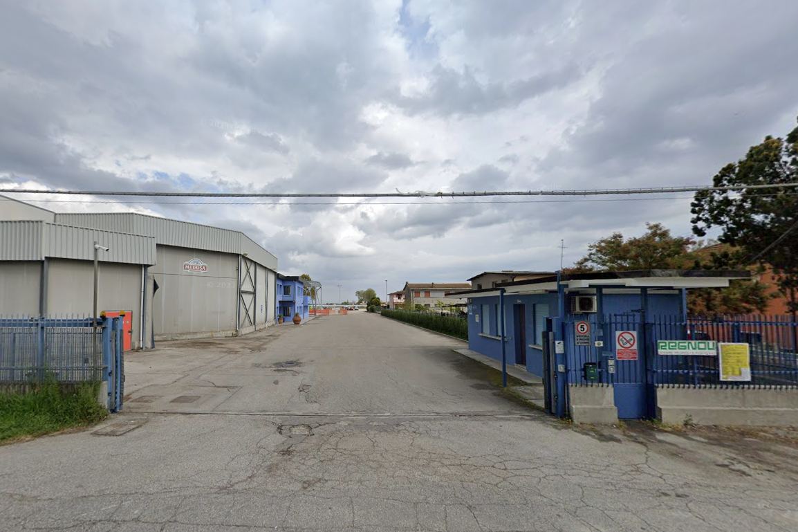 Il sito dove è scoppiato l'incendio (foto da Google Maps)