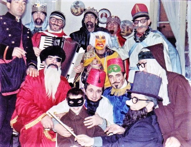 Bottrighe, I Bontemponi in un'immagine del 1965