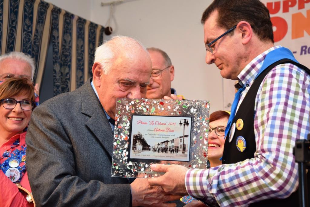 Bottrighe, il dottor Boni riceve il premio "La Colonna" 2018