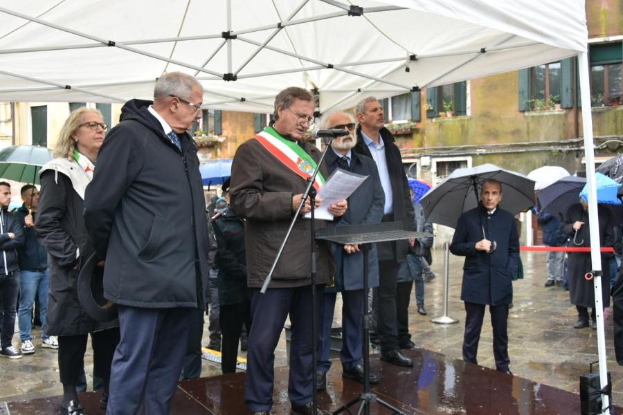 80° anniversario della Liberazione Cerimonia in Campo del Ghetto Nuovo