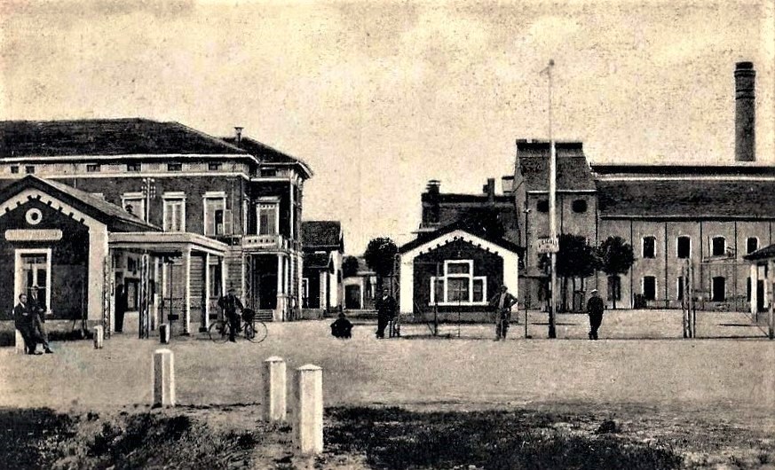 Bottrighe, lo zuccherificio in una storia immagine degli anni '20