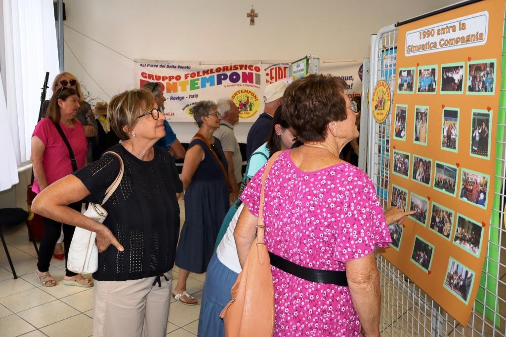 Bottrighe, un momento della mostra dei Bontemponi per il 60°