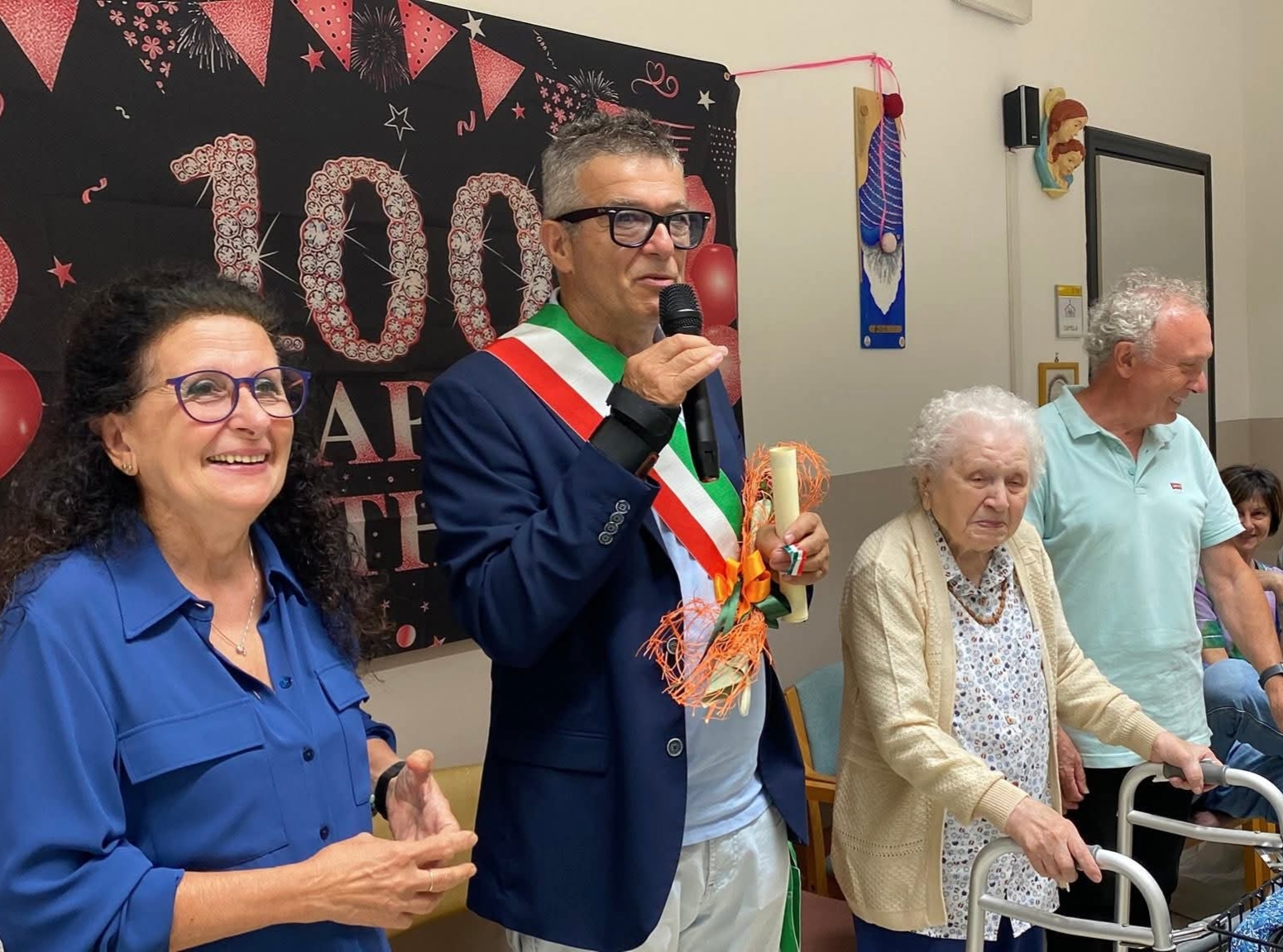 Bottrighe, il sindaco Barbujani onora nonna Irene