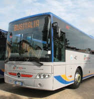 un autobus di Busitalia